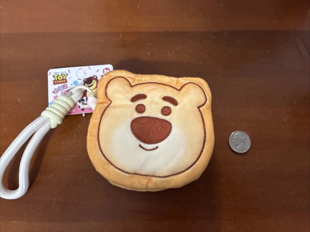 NWT Toy Story Lotso Soft Plush Small Purse Bag Wallet
